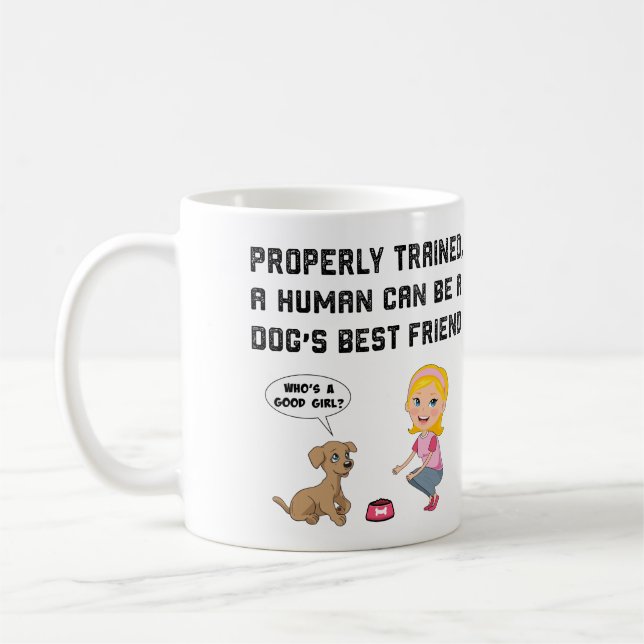 Hundar bästa vän kaffemugg (Vänster)