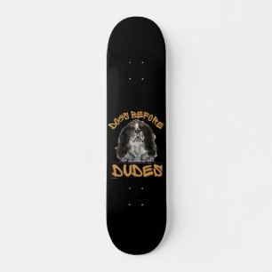 HUNDAR BEFORE DUDES Cavalier Kung Charles Spain Mini Skateboard Bräda 18,5 Cm