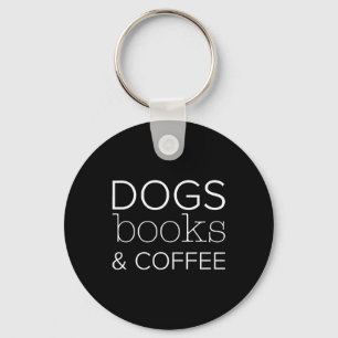 Hundar Bokar Coffee Bookworm Hund Mamma Nyckelring