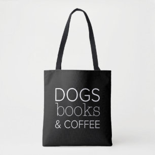Hundar Bokar Coffee Bookworm Hund Mamma Tygkasse