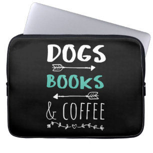 Hundar Bokar Kaffe, Helg, djurfoder Laptop Fodral