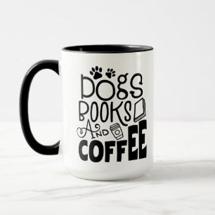 Hundar, Bokar och kaffe Mugg