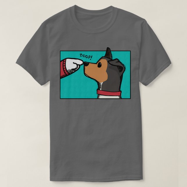 Hundar boop  t shirt (Design framsida)