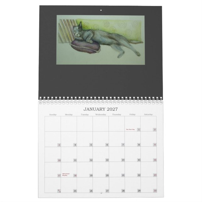 Hundar bor här - kalender 2012 (Jan 2027)