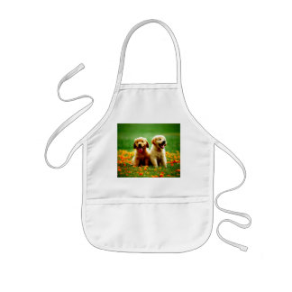 hundar children Apron Barnförkläde