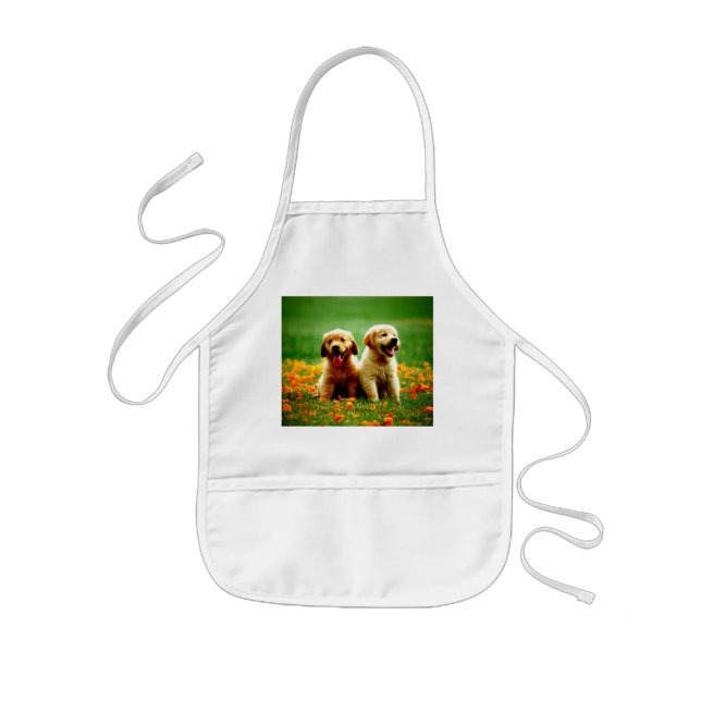 hundar children Apron Barnförkläde (Framsidan)