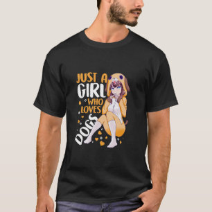 Hundar Costume Bara en flicka som Kärlek Hundar Am T Shirt