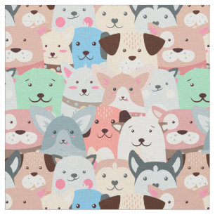 Hundar Design Fabric Tyg
