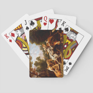 Hundar Fighting (av Frans Snyders) Casinokort