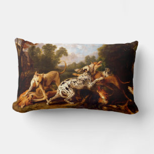 Hundar Fighting (av Frans Snyders) Lumbarkudde
