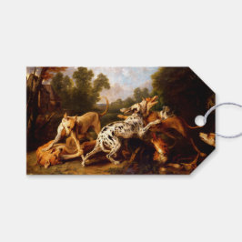 Hundar Fighting (av Frans Snyders) Presentetikett