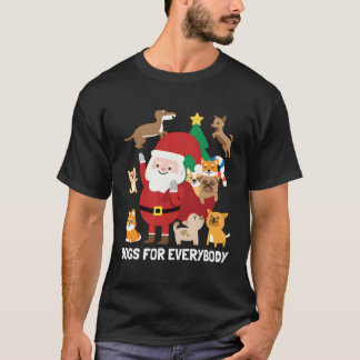 Hundar för alla Ljusare julgryt T Shirt