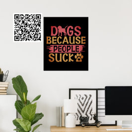 Hundar för att folk suger poster