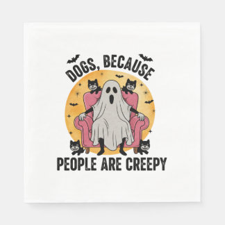 Hundar för att människor är trovärdiga pappersservett