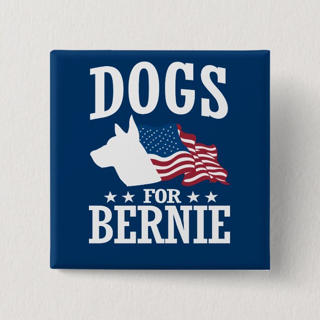 HUNDAR FOR BERNIE SANDERS KNAPP (Framsida)