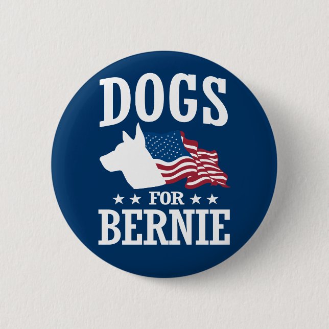 HUNDAR FOR BERNIE SANDERS KNAPP (Framsida)