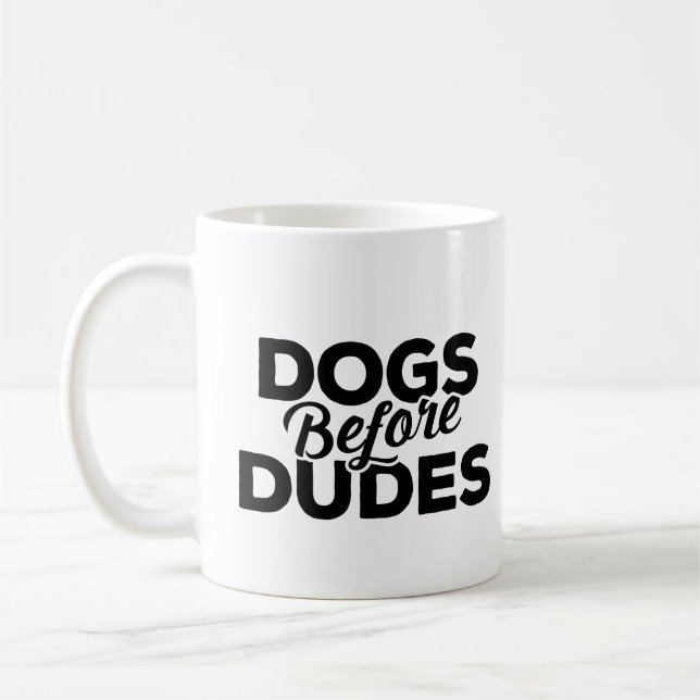 Hundar för Dudes Kaffemugg (Vänster)