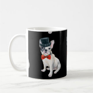 Hundar för fluga Frenchie för fransk bulldoggtop Kaffemugg
