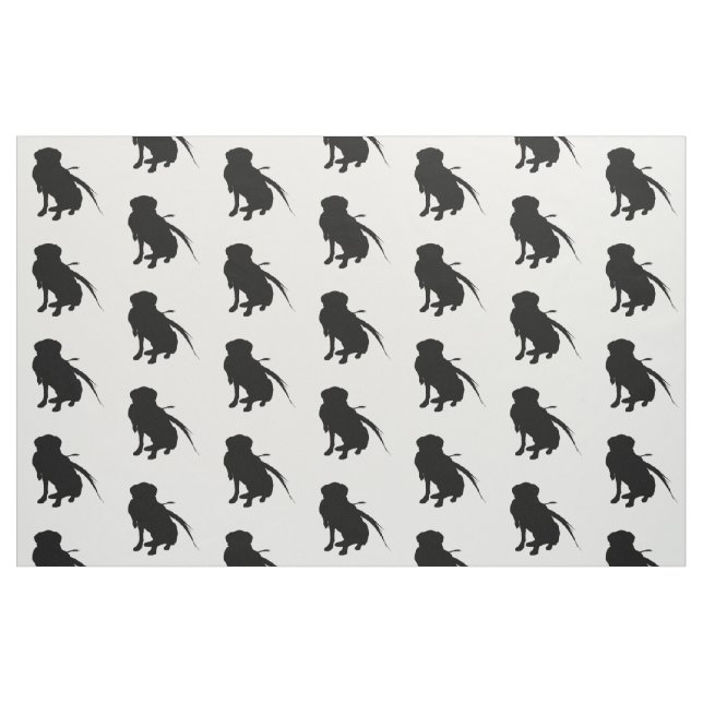 Hundar för kärlek för Silhouette för jaktLabrador Tyg (Fat Quarter)