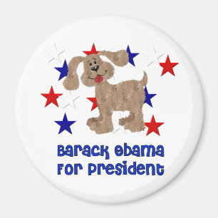 Hundar för Obama Magnet