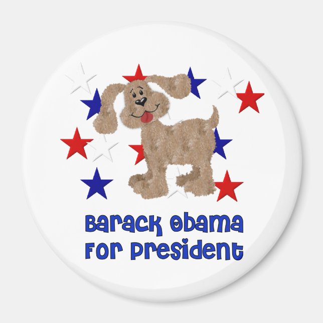 Hundar för Obama Magnet (Framsidan)