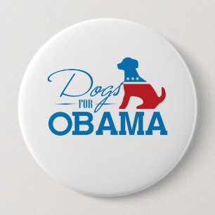 HUNDAR FÖR OBAMA - - .PNG KNAPP