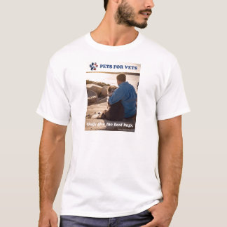 Hundar ger de bäst hugs.na t-shirt
