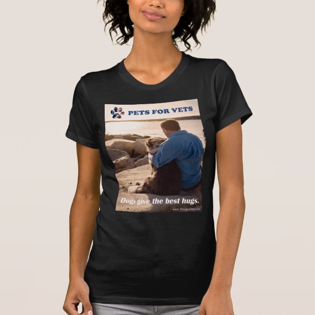 Hundar ger de bäst hugs.na t shirt (Framsida)