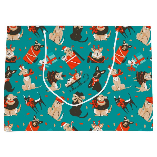 Hundar Gift Bag - julklapp (Framsidan)