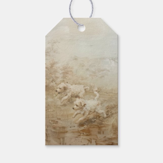 Hundar - Gift-Märkre Presentetikett (Framsidan)