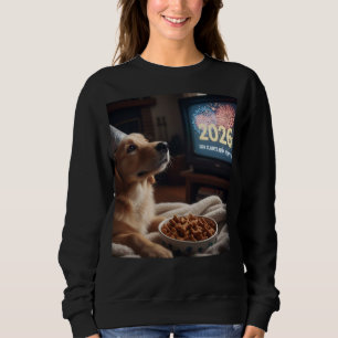 Hundar gillar nyår också Kvinnors Sweatshirt T Shirt