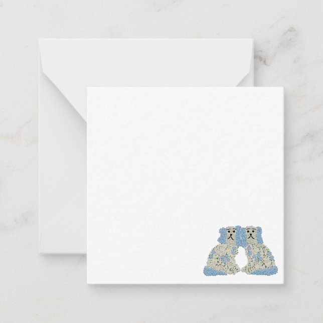 Hundar Ginger Burk Anteckningskort (Framsida)