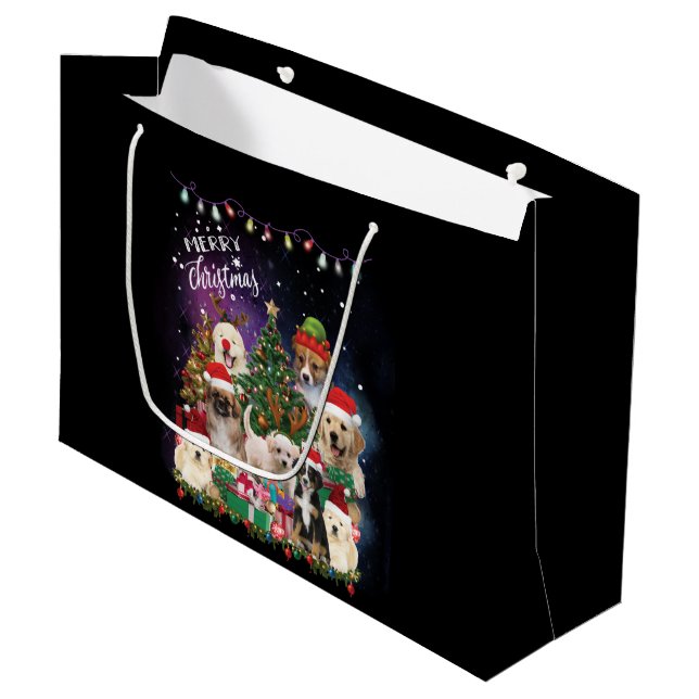 Hundar God jul Light (Framsidan Vinklad)