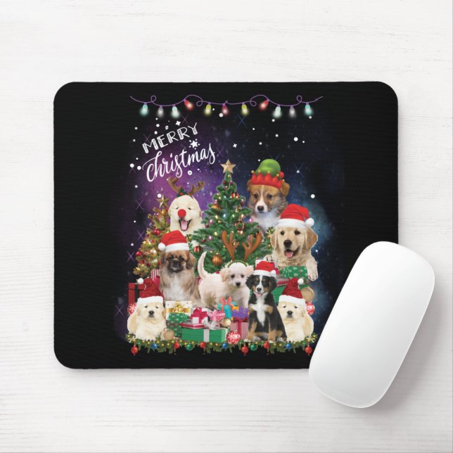 Hundar God jul Light Musmatta (Med mus)