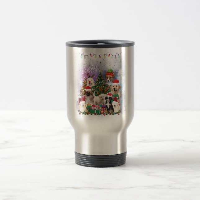 hundar God jul Ljus Resemugg (Center)