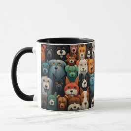 Hundar gör de bästa vänner färglösa kaffe Kopp