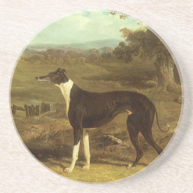 Hundar, Greyhound och Spaniel, Doktor Fop av Herri Underlägg Sandsten (Framsidan)