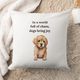 Hundar Hämta Joy Puppy Kudde