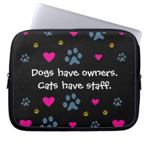 Hundar har Ägare-Katter att ha att bemanna Laptop Sleeve