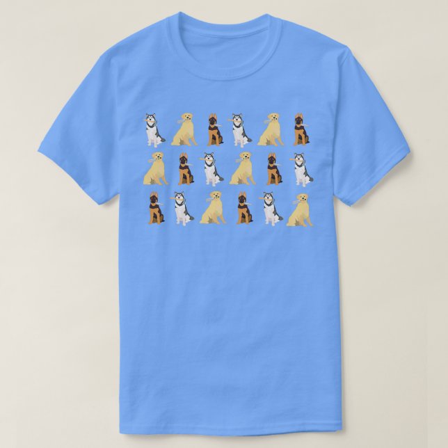 Hundar Holding Vassa Sak T Shirt (Design framsida)