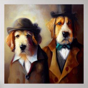 Hundar Holmes och Watson Poster