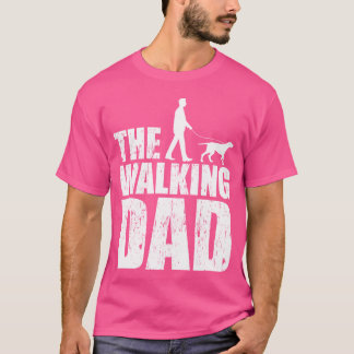 Hundar hund pappa hundägare hundägare hundägare-gå t shirt