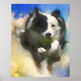 HUNDAR I BOLL PATROL Australian shepherd Poster