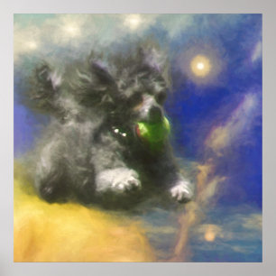 HUNDAR I BOLL PATROL PUDEL POSTER