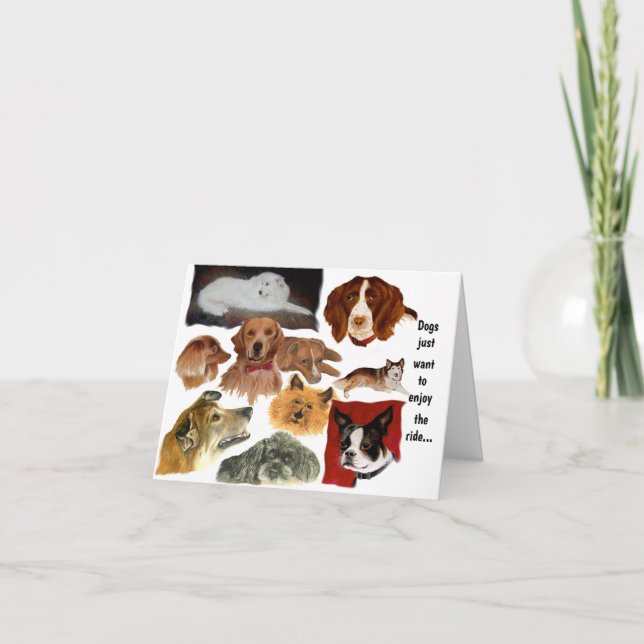 Hundar i Cats-flodslätten Kort (Framsida)