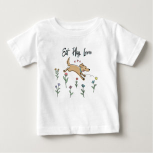 Hundar i den trädgårds- IIEN äter lekkärlek T-shirt