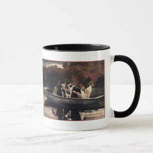 Hundar i ett fartyg av Winslow Homer Mugg