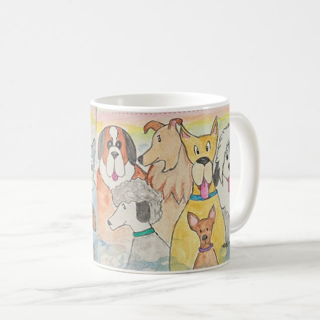 Hundar i himlen kaffemugg (Framsida höger)