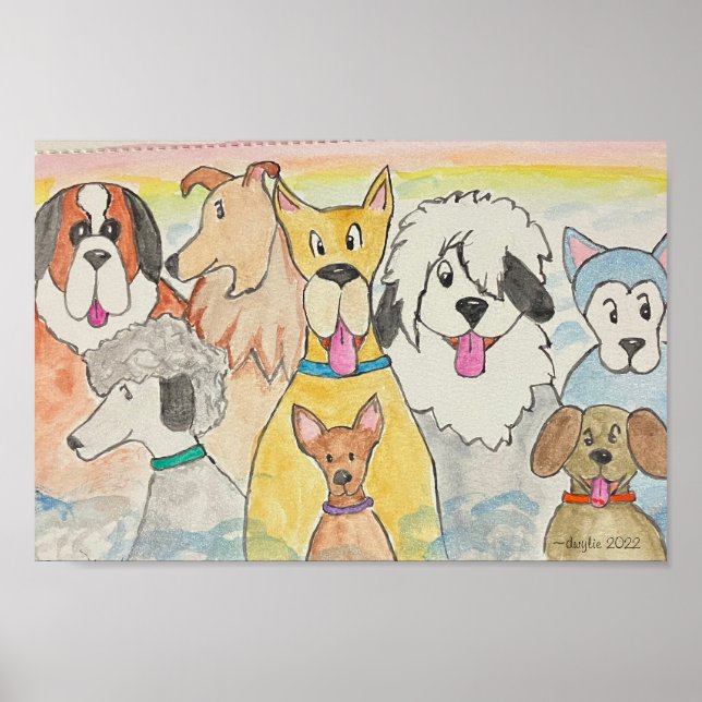 Hundar i himlen poster (Framsidan)