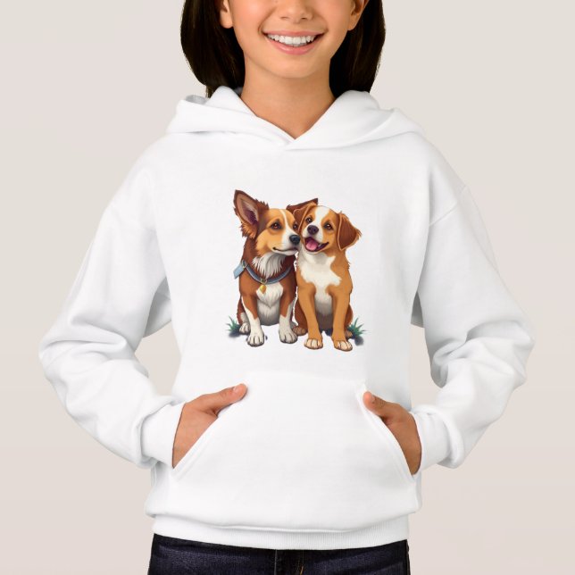HUNDAR i KÄRLEK T Shirt (Framsida)